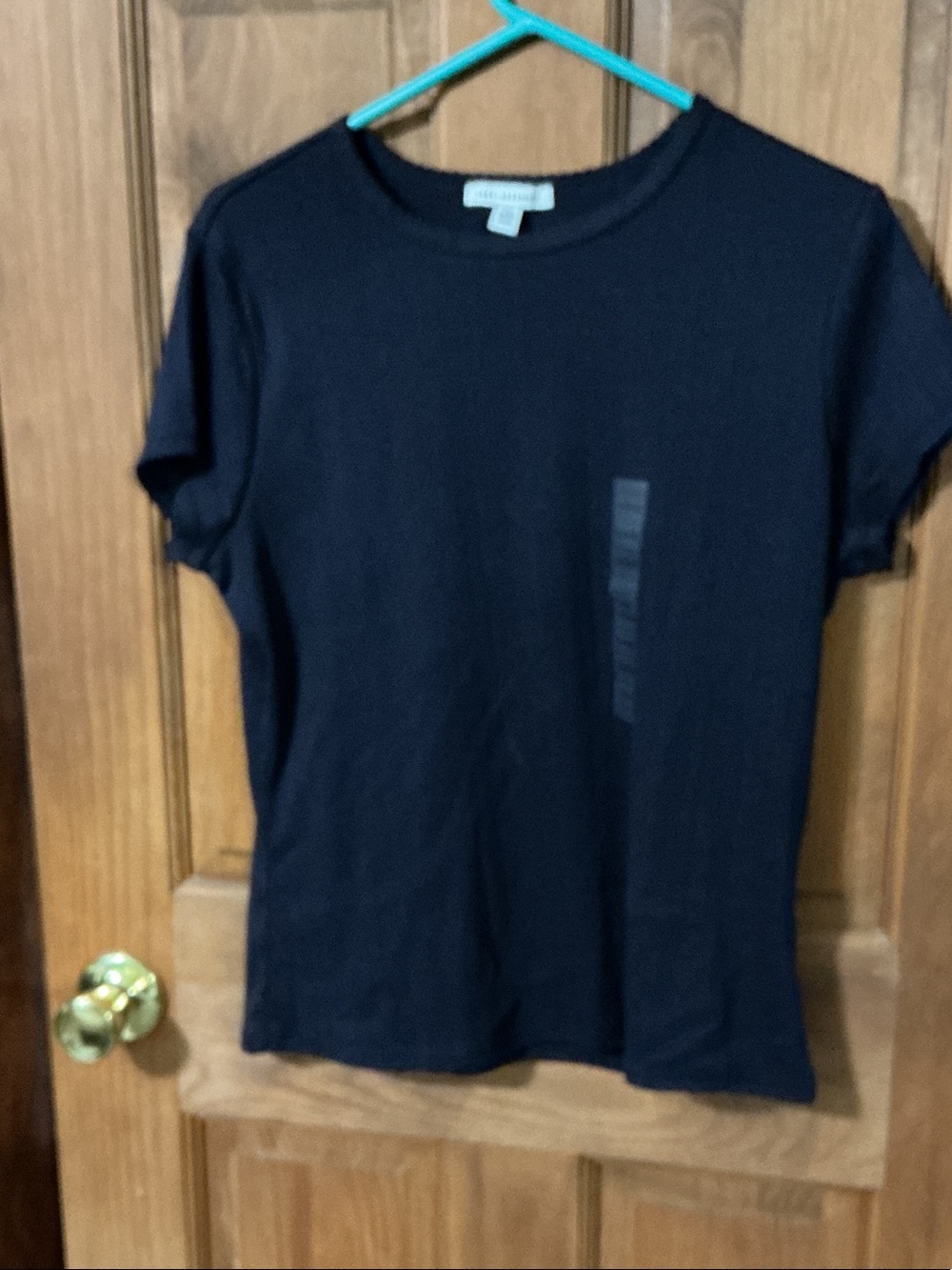 Eileen Fisher Black Short Sleeve Crew Tee